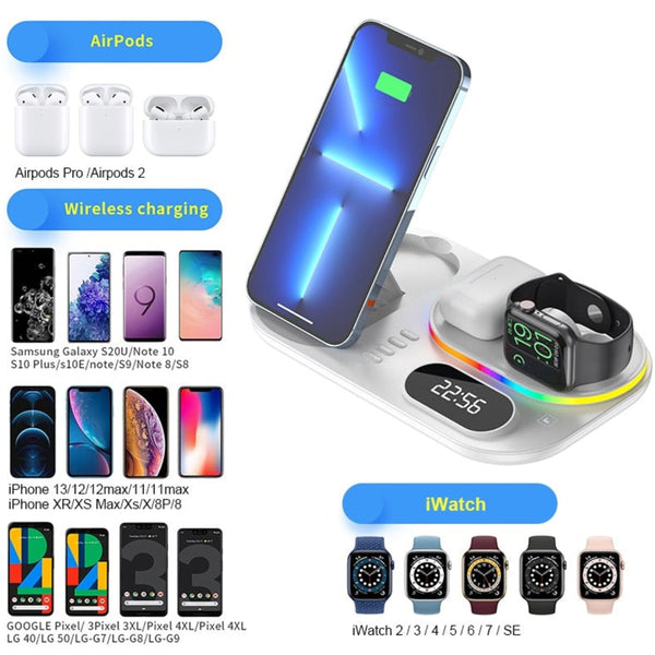 4-in-1 Fast Wireless Charger