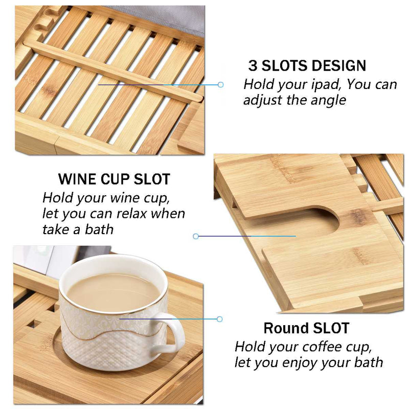 The Beloved Bamboo Bathtub Tray Is On Sale at